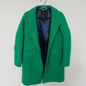Jcrew green 00 coat